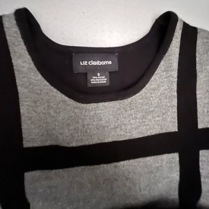 Liz Claiborne small fitted dress (Black and Grey)